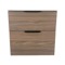 24 Inch Wall Mounted Bathroom Vanity, Modern, Walnut